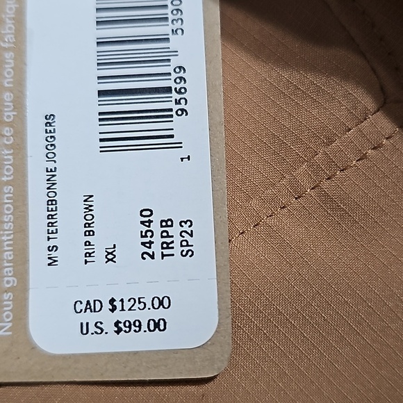 Patagonia Terrebonne Joggers Pants Size XXL NWT - Picture 8 of 8